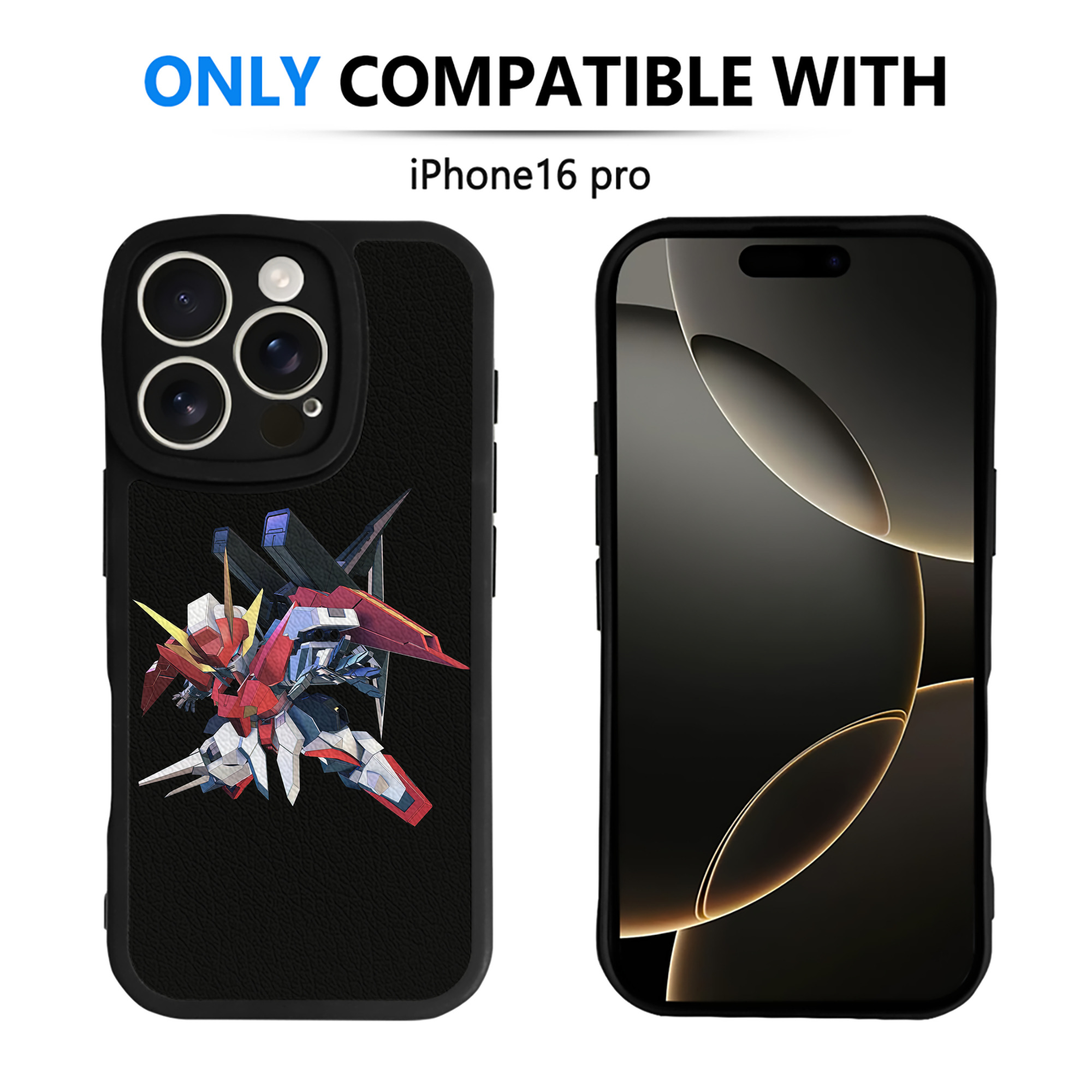 （画像用） 機動戦士ガンダム Mobile Suit Gundam 【iPhone 16シリーズ対応】シリコンスマホケース（レザー調） 材質：シリコン